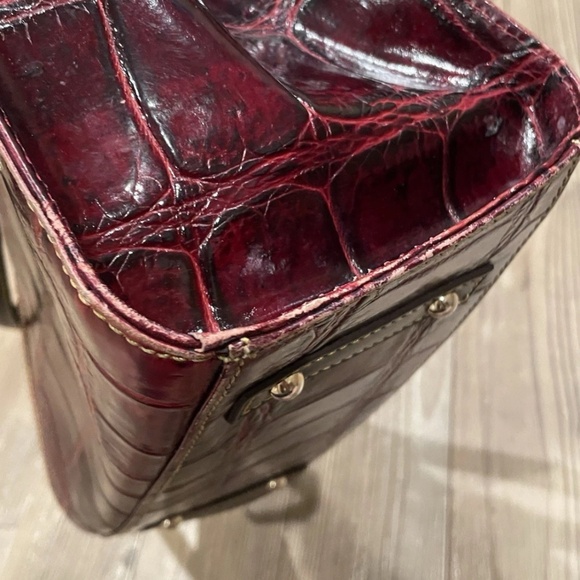 Dooney & Bourke Janine Crocodile Embossed Vintage Handbag - Picture 13 of 13